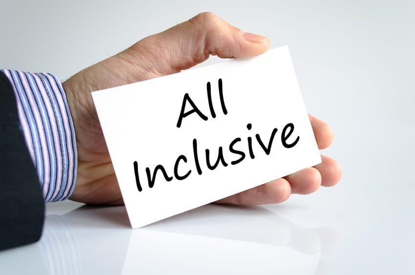 Illustration all inclusive pour les voyageurs médicaux